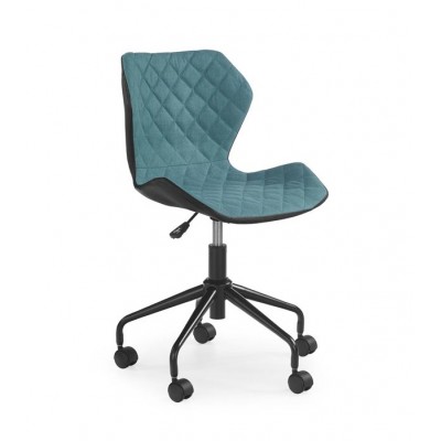 Кресло компьютерное HALMAR MATRIX черный/бирюзовый